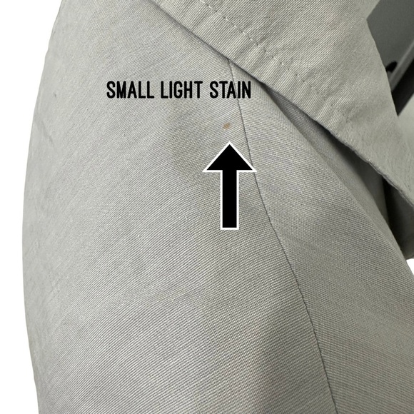 Lacoste Women’s Blazer Cotton/Linen Ivory Size 36EU/Small US - Picture 5 of 8